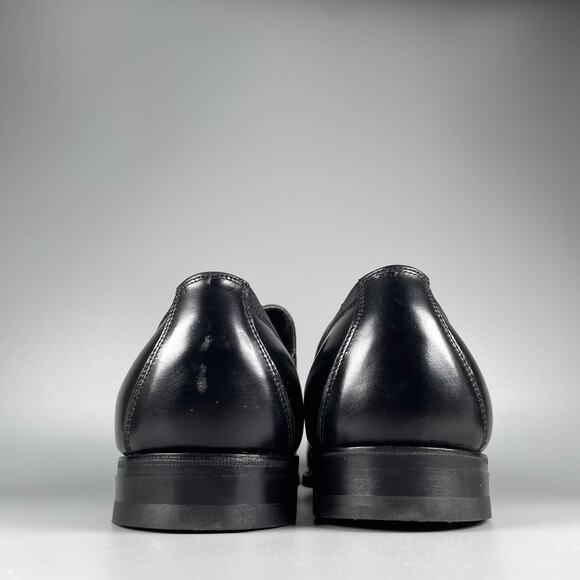Johnston & Murphy Aristocraft Men\'s 10 3E Black Leather Tassel Loafer Worn Once main image 4